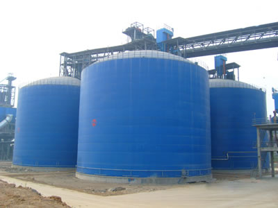 山南水泥钢板库改造